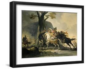 Alexander the Great at the Battle of the Granicus Against the Persians-Cornelis Troost-Framed Art Print