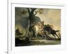 Alexander the Great at the Battle of the Granicus Against the Persians-Cornelis Troost-Framed Art Print