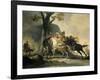 Alexander the Great at the Battle of the Granicus Against the Persians-Cornelis Troost-Framed Art Print