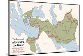 Alexander the Great Conquest Course-Peter Hermes Furian-Mounted Art Print
