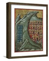 Alexander the Great, Cuts Off 22 Nations with Giant Copper Doors-null-Framed Giclee Print