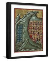 Alexander the Great, Cuts Off 22 Nations with Giant Copper Doors-null-Framed Giclee Print