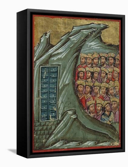 Alexander the Great, Cuts Off 22 Nations with Giant Copper Doors-null-Framed Stretched Canvas