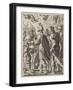 Alexander the Great Cutting the Gordian Knot, 17th Century-Theodor Matham-Framed Giclee Print