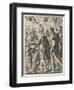 Alexander the Great Cutting the Gordian Knot, 17th Century-Theodor Matham-Framed Giclee Print