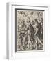 Alexander the Great Cutting the Gordian Knot, 17th Century-Theodor Matham-Framed Giclee Print