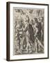 Alexander the Great Cutting the Gordian Knot, 17th Century-Theodor Matham-Framed Giclee Print