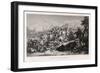 Alexander the Great Defeats Persians on the River Granicus-A. Lefevre-Framed Art Print