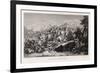 Alexander the Great Defeats Persians on the River Granicus-A. Lefevre-Framed Premium Giclee Print