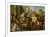 Alexander the Great Enters Babylon-Charles Le Brun-Framed Giclee Print