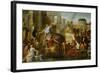 Alexander the Great Enters Babylon-Charles Le Brun-Framed Giclee Print