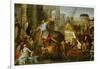 Alexander the Great Enters Babylon-Charles Le Brun-Framed Giclee Print