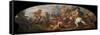 Alexander the Great Hunting Lions, Ca 1679-Charles de La Fosse-Framed Stretched Canvas