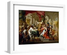 Alexander the Great in the Temple of Jerusalem, 1736-Sebastiano Conca-Framed Giclee Print
