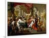 Alexander the Great in the Temple of Jerusalem, 1736-Sebastiano Conca-Framed Giclee Print