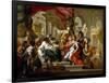 Alexander the Great in the Temple of Jerusalem, 1736-Sebastiano Conca-Framed Giclee Print