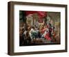 Alexander the Great in the Temple of Jerusalem-Sebastiano Conca-Framed Giclee Print