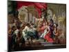 Alexander the Great in the Temple of Jerusalem-Sebastiano Conca-Mounted Giclee Print