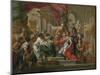 Alexander the Great in the Temple of Jerusalem-Sebastiano Conca-Mounted Giclee Print