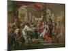 Alexander the Great in the Temple of Jerusalem-Sebastiano Conca-Mounted Giclee Print