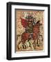 Alexander the Great Leading His Troops, Miniature from the History of Alexander the Great-null-Framed Giclee Print