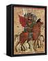 Alexander the Great Leading His Troops, Miniature from the History of Alexander the Great-null-Framed Stretched Canvas
