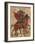 Alexander the Great Leading His Troops, Miniature from the History of Alexander the Great-null-Framed Giclee Print