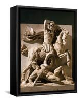Alexander the Great, Metope, 3rd century BC Greek-null-Framed Stretched Canvas
