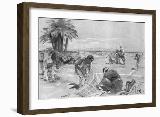 Alexander the Great Plans Alexandria-C. Castaigne-Framed Art Print