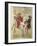 Alexander the Great Riding Bucephalus, Miniature from the History of Alexander the Great-null-Framed Giclee Print