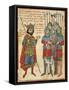 Alexander the Great Speaking to His Troops, Miniature from the History of Alexander the Great-null-Framed Stretched Canvas