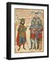Alexander the Great Speaking to His Troops, Miniature from the History of Alexander the Great-null-Framed Giclee Print