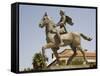 Alexander the Great Statue, Pella, Macedonia, Greece, Europe-Richardson Rolf-Framed Stretched Canvas