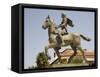 Alexander the Great Statue, Pella, Macedonia, Greece, Europe-Richardson Rolf-Framed Stretched Canvas