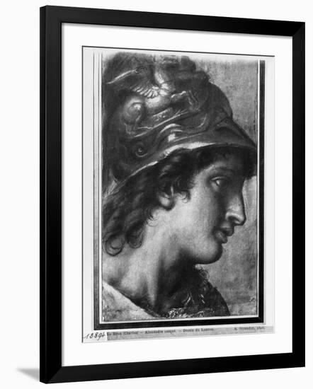 Alexander the Great, Study for the Painting 'The Tent of Darius' by Charles Le Brun in Versailles-Francois Verdier-Framed Giclee Print