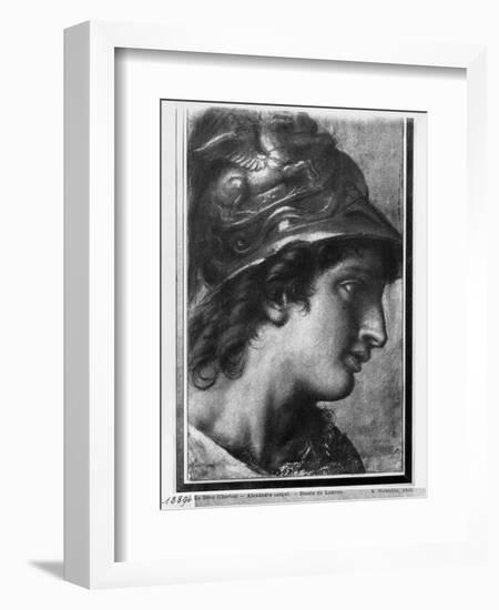 Alexander the Great, Study for the Painting 'The Tent of Darius' by Charles Le Brun in Versailles-Francois Verdier-Framed Giclee Print