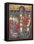 Alexander the Great Studying the War with the Persians-null-Framed Stretched Canvas