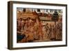 Alexander the Great Visits Darius, 4th Century Bc, (15th Centur)-null-Framed Giclee Print