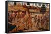 Alexander the Great Visits Darius, 4th Century Bc, (15th Centur)-null-Framed Stretched Canvas