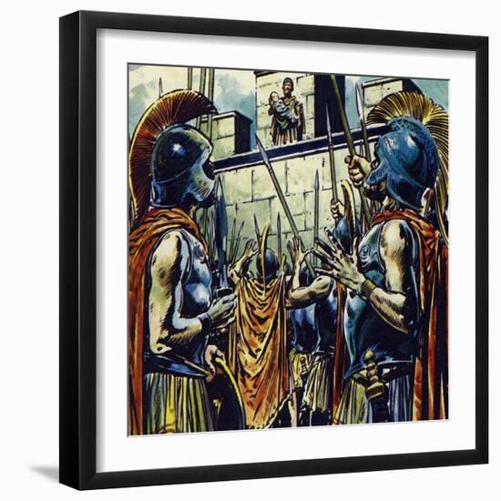 Alexander the Great Was the Son of Philip II of Macedonia-Jesus Blasco-Framed Giclee Print