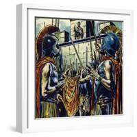 Alexander the Great Was the Son of Philip II of Macedonia-Jesus Blasco-Framed Giclee Print