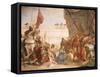 Alexander the Great with Darius' Family-Giambattista Tiepolo-Framed Stretched Canvas