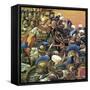 Alexander the Great-Richard Hook-Framed Stretched Canvas