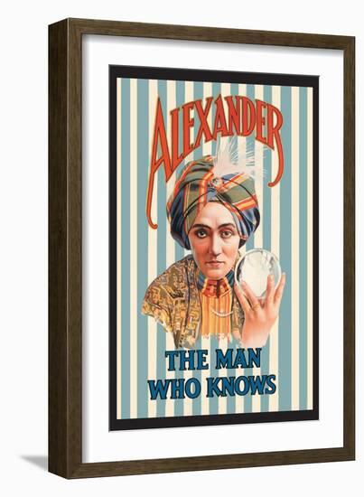 Alexander, The Man Who Knows-null-Framed Art Print