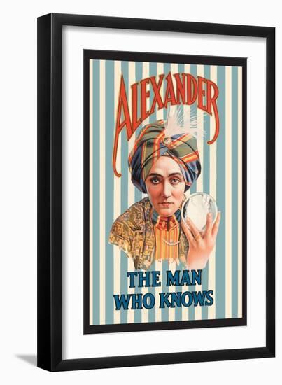 Alexander, The Man Who Knows-null-Framed Art Print