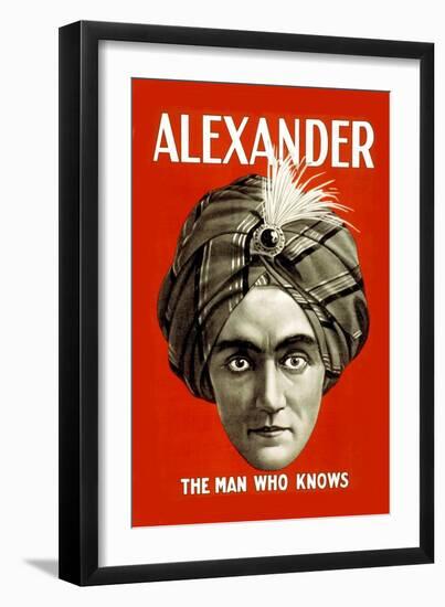Alexander: The Man Who Knows-null-Framed Art Print