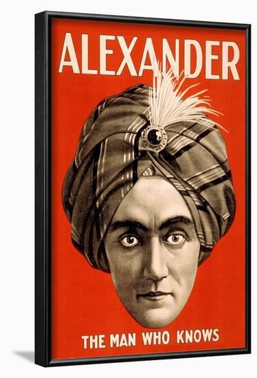 Alexander, the Man Who Knows-null-Framed Art Print