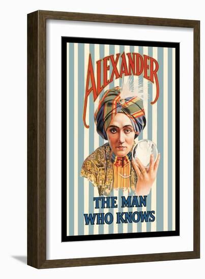 Alexander, The Man Who Knows-null-Framed Art Print