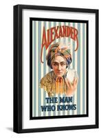 Alexander, The Man Who Knows-null-Framed Art Print
