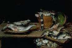 Still Life with Fish-Alexander van Adriaenssen-Framed Stretched Canvas